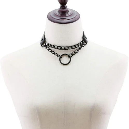 Miniatura 2 de Fudceom Gargantilla triangular para mujeres y niñas, collar de joyería ajustable, regalo