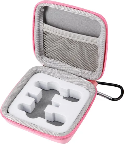 Miniatura 9 de Estuche de viaje duro para micrófono, estuche de micrófono Lavalier inalámbrico con 3 ranuras para micrófono de solapa con clip para micrófono