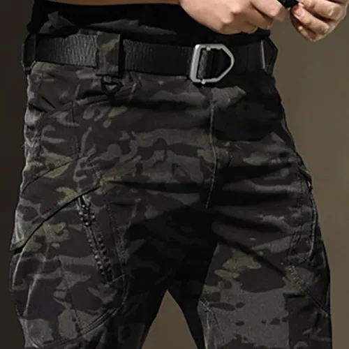 Miniatura 2 de GIERIDUC Pantalones deportivos para hombre, pantalones deportivos estampados aislados, impermeables, uniformes de baloncesto para hombre, pantalones
