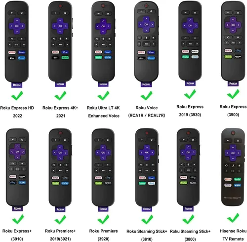 Miniatura 2 de CaseBot Funda para Roku Voice Remote RCA1R/RCAL7R, Express HD/4K+, Ultra LT Enhanced Voice, Express 3930, Premiere+ 3921, Streaming Stick+ Remote