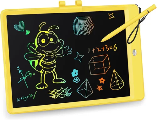 Miniatura 25 de KOKODI Tableta de escritura LCD, regalos para niños y niñas de 3 años, tablero de dibujo de 10 pulgadas, tablero de garabato colorido, tableta