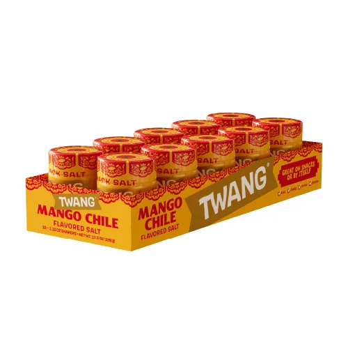 Miniatura 14 de Twang erz Chile-Lime condimento sal para aperitivos, coctelera de 1.15 onzas (paquete de 10)