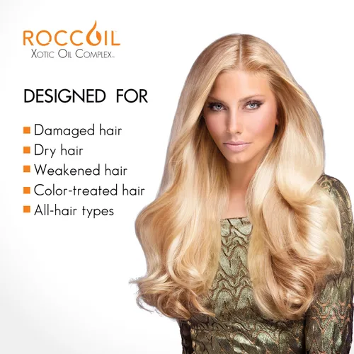 Miniatura 5 de Rocco Donna Mascarilla ultra nutritiva para el cabello, hidratación profunda y brillo, repara el cabello dañado con complejo de aceite xótico