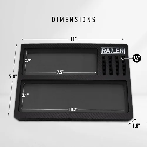 Miniatura 3 de Railer Bandeja de herramientas de espuma EVA – Accesorios premium para caja de herramientas y organizador de almacenamiento con un organizador