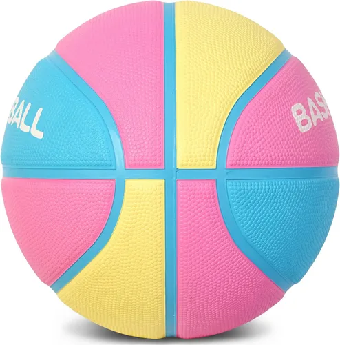 Miniatura 3 de Baloncesto de goma gruesa para niños y jóvenes, tamaño 3/4/5/6/7, para exteriores, colorido, 22/25.5/27.5/28.5/29.5 pulgadas, para regalos