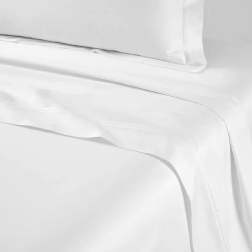 Miniatura 10 de Yves Delorme Triomphe Dune - Sábana encimera tamaño matrimonial/Queen de 94 x 116 pulgadas, sábanas lujosas extra suaves y cálidas, ropa de cama