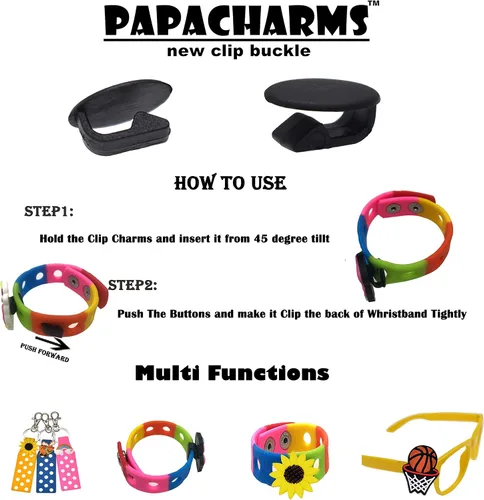 Miniatura 3 de Papacharms Lote de dijes para zapatos al azar diferentes 305070100150200 piezas de PVC mezclados vibrantes y lindas formas para decoración