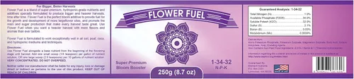 Miniatura 7 de Fertilizante para flores, modelo Flower Fuel, 1-34-32, 8.8 onzas, el mejor estimulador de floración, para obtener una cosecha más grande