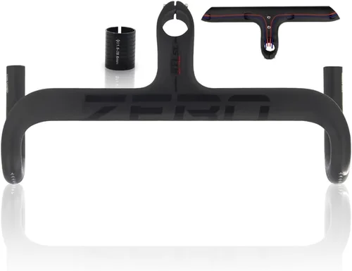 Miniatura 9 de Manillares de fibra de carbono para bicicleta de carretera, manillares integrados completos para bicicleta de carretera, barras aerodinámicas