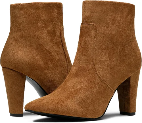 Miniatura 5 de Vepose Botas de tobillo 9633 para mujer, botas de tacón alto de aguja de moda, botas de vestir con punta de punta