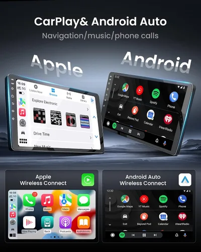 Miniatura 5 de 4 GB RAM+64 GB ROM Radio de coche para Dodge Ram 1500 2500 2013-2018: 1280 * 800 Pantalla táctil Car Stereo Upgrade Wireless CarPlay Android Auto