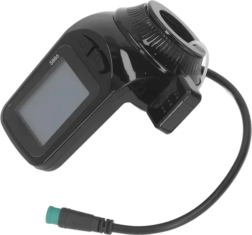 Miniatura 8 de Medidor de pantalla LCD eléctrico, 24 V, 36 V, 48 V, 60 V, pantalla LCD para scooter eléctrico, baja tasa de fallas, computadora con velocímetro