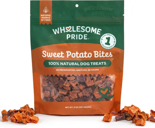 Wholesome Pride - Caprichos de batata – premios naturales para perros – veganos, sin gluten y sin granos