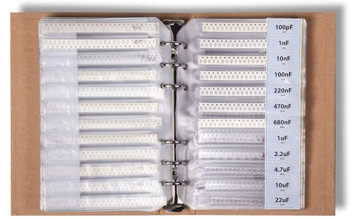 Miniatura 4 de Libro de surtido de resistencias, condensadores y componentes electrónicos SMD 1206 - 5435 piezas, Libro 1206