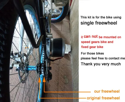 Miniatura 6 de DC Cepillos Motor para Bicicleta Bicicleta Scooter Motor