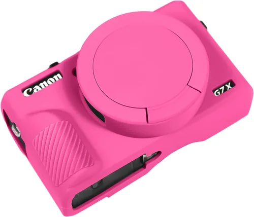 Miniatura 24 de Funda Easy Hood para cámara Canon Powershot G7 X Mark III, cubierta protectora de silicona suave con carcasa de lente extraíble para cámara Canon