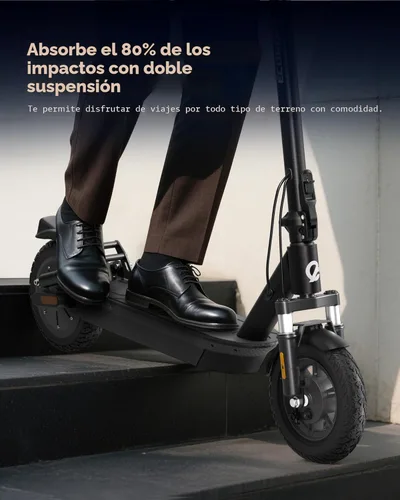 Miniatura 7 de ECOROAD EC10 Electric Scooter for Adults, 750W Motor & 25 MPH & 35 Miles Long Range, 10" Tires with Dual Suspension, Foldable Commuting E Scooter