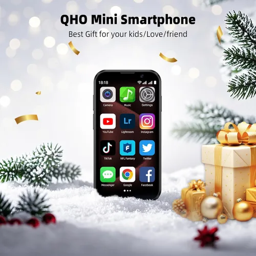 Miniatura 6 de Mini teléfono desbloqueado mini teléfono celular para niños, teléfono celular más pequeño del mundo, pantalla táctil HD de 3.0 pulgadas, Quad Core