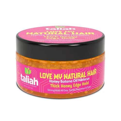 Miniatura 6 de Taliah Waajid Love My Natural Hair - Fijación gruesa de 8 onzas, control de bordes de sujeción extra con miel, no se descama, hidratante, sujeción