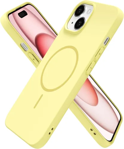 Miniatura 129 de oakxco Funda de silicona Mag Safe para iPhone 17 Pro Max, funda magnética delgada y fina compatible con carga inalámbrica MagSafe, bonita funda Negro