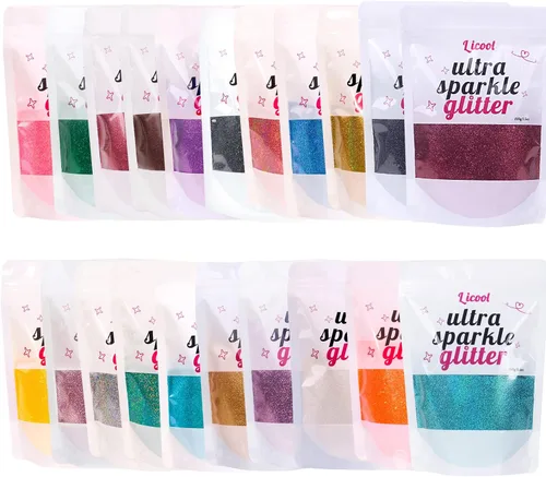 Miniatura 3 de Brillantina fina para arte de uñas, paquetes de polvo extra fino de 100g/3.5oz para arte de resina epoxi, manualidades para hacer limas, velas, Rose