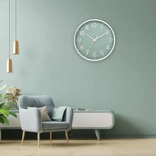Miniatura 8 de Relojes de Pared a Batería de 10 Pulgadas Reloj de Pared Moderno Silencioso Sin Tictac para Sala de Estar Dormitorio Cocina Oficina Decoración