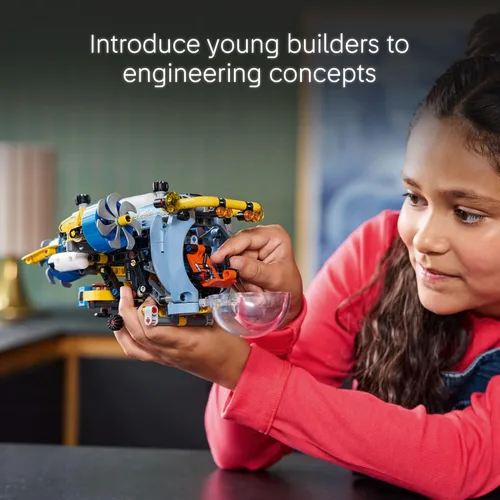 Miniatura 5 de LEGO Technic Submarino de Investigación de Aguas Profundas - Juguete de Construcción para Niños, Niños y Niñas, a Partir de 9 Años - Idea de Regalo