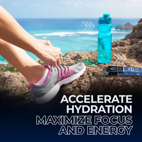 Miniatura 7 de Aceleración de hidratación - 300 mg de cafeína - Mezcla de electrolitos + bebidas energéticas - Bebida preentrenamiento/recuperación