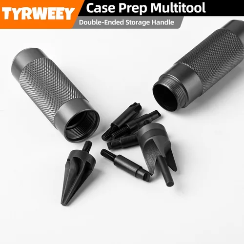 Miniatura 7 de Case Prep Multiherramienta, Herramientas de Desbarbado de Chaflán de Vaina para Recarga, Escariadores y Limpiadores de Bolsillo de Fulminante