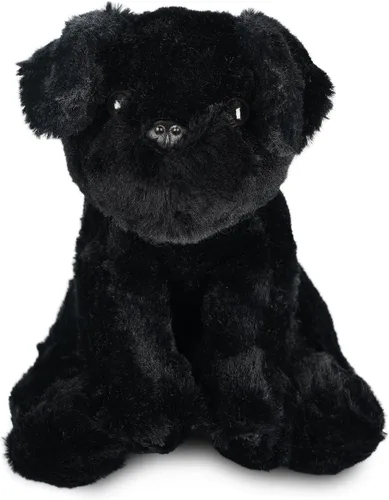 Miniatura 10 de WEIGEDU Peluche de perro pastor Beagle blanco y negro Border Collie, juguetes de peluche para niños y niñas, bebé, cumpleaños, Pascua