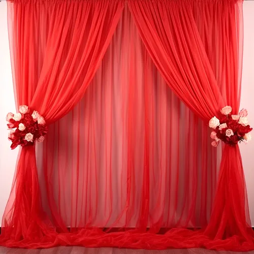Miniatura 23 de Cortina de telón de fondo de tul azul bebé de 10 x 10 pies para fiestas, cortinas de fondo transparentes para bodas, baby shower, baby shower