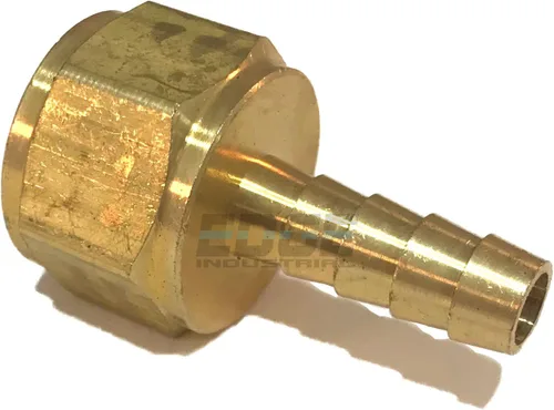 Manguera de 5/16" ID a 1/2" hembra NPT FNPT recto latón accesorio combustible/aire/agua/aceite/gas/WOG (cantidad 01)