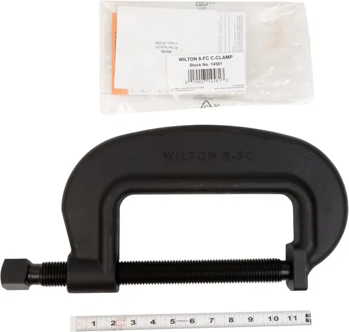 Miniatura 2 de Wilton Brute Force Abrazadera C, apertura de 8-1/2", garganta de 3-7/8", fuerza de sujeción de 31,250 libras (Modelo 8 F.C.)