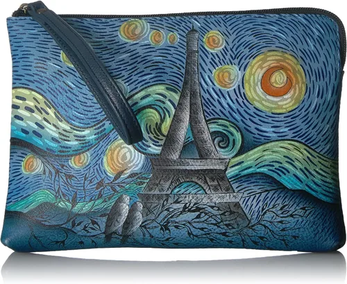 Miniatura 8 de Anna by Anuschka Bolso de mano pintado a mano de cuero genuino para mujer