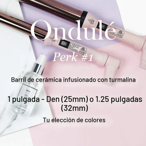 Miniatura 4 de L'ANGE HAIR Ondulé Varilla Rizador de Cerámica de 32 MM Rizador de Pelo Profesional Herramientas Calientes de 1.25 Pulgadas Varillas