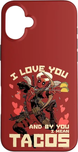 Miniatura 53 de Marvel Deadpool I Love You and by You I Mean Tacos - Carcasa para iPhone 17