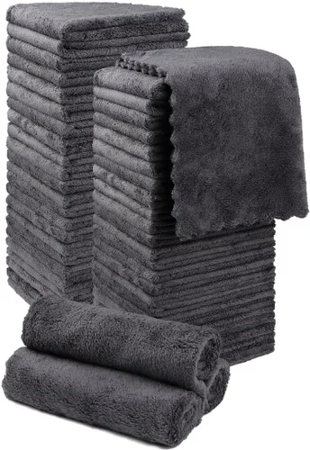Miniatura 9 de Orighty Paquete de 2 toallas de baño (27 x 54 pulgadas), tacto suave, altamente absorbente, microfibra de secado rápido para cuerpo, deportes, yoga