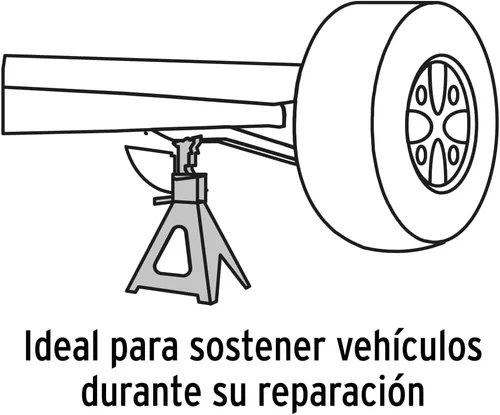 Miniatura 4 de TRUPER TORAU-12 Jack Stands 12 Ton