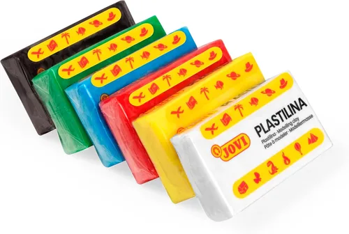 Miniatura 3 de Jovi - Pack de Plastilina, Arcilla de Modelado Reutilizable y Sin Secar, 24 Barras de Plastilina de 1.75oz, 100% a Base de Vegetales, Surtido de 6 6