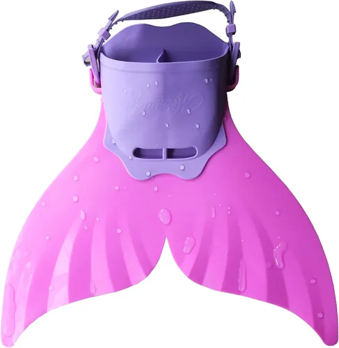 GALLDEALS Monoaleta de sirena, aleta de natación para niños, niñas, niños, aleta de sirena para entrenamiento de natación