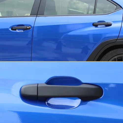 Miniatura 7 de CHEAYAR Cubierta para manija de puerta exterior de automóvil compatible con Subaru WRX 2021-2023, borde de cubierta inteligente para manija
