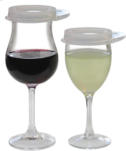 Miniatura 7 de Paquete de 4 tapas de silicona para tarros Mason con soporte para utensilios, diseño original EcoWave FlipFit y EcoPeaceful - Mismo molde y ajuste