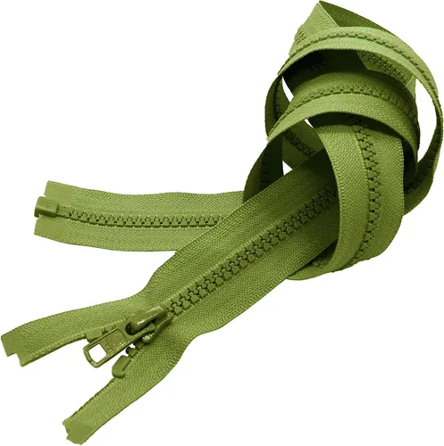Cremallera Vislon de 20 pulgadas, YKK #5 de plástico moldeado separador, peso medio por cada uno (color seleccionado) (verde manzana - 537)