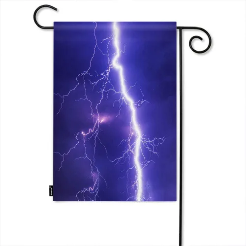 Miniatura 4 de Moslion Bandera de casa de montaña, árbol, nube blanca, montañas, niebla, pino, banderas de jardín de 28 x 40 pulgadas, bandera de doble cara