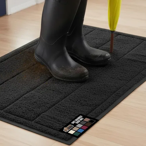 Miniatura 12 de GORILLA GRIP Dirt Grabber - Tapete de malla para puertas, de bajo perfil, resistente a manchas y decoloración, tiras de secado rápido resistentes