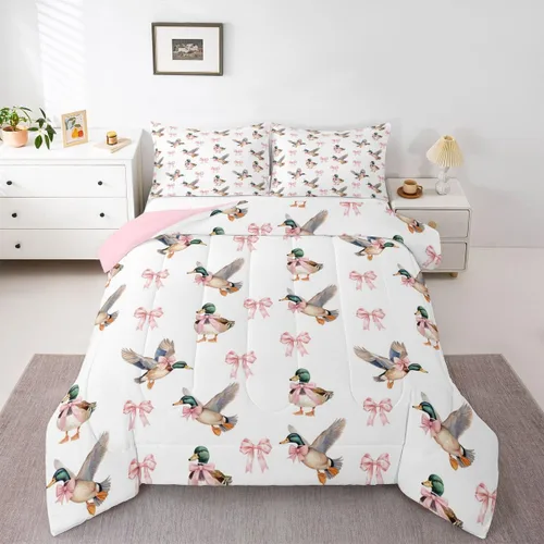 Miniatura 39 de Feelyou Juego de Edredón de Mariposas Coloridas Twin Patrón Impreso de Acuarela Arcoíris Ropa de Cama Acolchada para Dormitorio de Niñas Tie Dye
