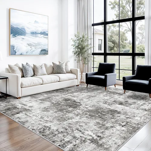 Miniatura 93 de Alfombra antideslizante lavable de 2 x 3 pies - Alfombra suave de pelo bajo para cocina, entrada y dormitorio - Tapete moderno para puerta
