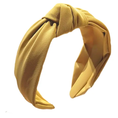 Miniatura 9 de Etercycle Diadema para mujeres, diadema ancha anudada, banda elástica para el cabello de yoga, accesorios de moda para el cabello para mujeres