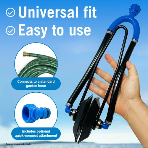 Miniatura 4 de Orejeras para Motor de Barco, Kit de Enjuague para Motor Fuera de Borda e Intraborda I/O, Adaptador de Manguera Enjuagador de Orejas