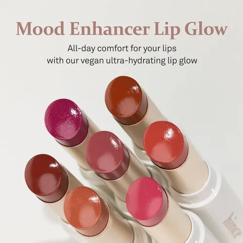 Miniatura 2 de hince Brillo labial para mejorar el estado de ánimo, bálsamo labial teñido natural para un rubor saludable de color, deslizamiento sin esfuerzo